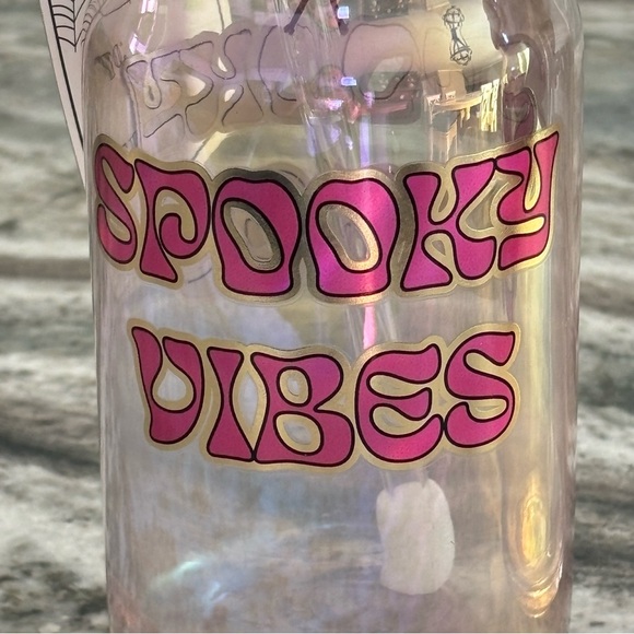 Spooky Vibes Retro Halloween Glass Sipper Set - Picture 3 of 4